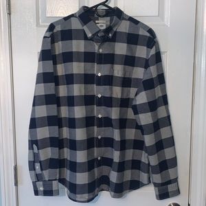Long sleeve button down flannel